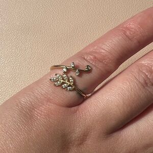 Gold Plated Avigail Adam ring size 6